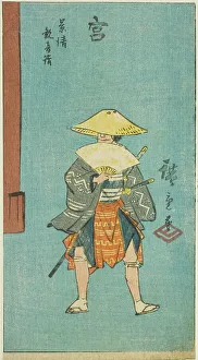 Avalokiteshvara Prints: Miya: Kagekiyo Visiting the Kannon Temple (Miya)