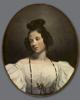 1798 1863 Prints: Mlle. Alexandrine-Julie de la Boutraye, c. 1832-1834. Creator: Eugene Delacroix (French