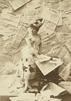 1900 Prints: Mlle Beaumaine, Theatre des Varietes, about 1900. Creator: Paul Nadar
