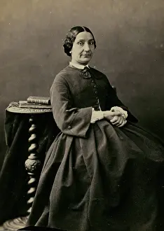 Journalism Prints: Mlle Elise Veuillot, 1861-1869. Creator: Nadar