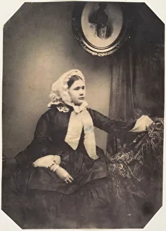 Motion Prints: Mlle. Jeanne tellement tremblante que le photographe ne peut pas fixer les yeux, 1854-56
