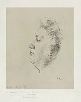Mlle. Juliette Dodu, 1904. Creator: Odilon Redon (French, 1840-1916); Auguste Clot (French
