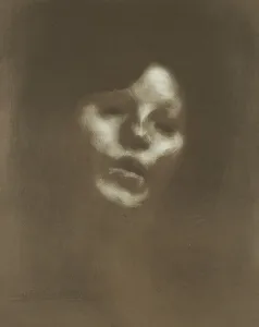 Mlle Marguerite Carrière Singing, 1901. Creator: Carrière; Eugène (1849-1906)