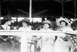 Mme Bakmetieff, Mrs. Truxton Beale; Mrs. Edward Beale McLean; Mme Havenith, Washington DC, 1914. Creator: Harris & Ewing. Mme Bakmetieff, Mrs. Truxton Beale; Mrs. Edward Beale McLean; Mme Havenith, Washington DC, 1914. Creator: Harris & Ewing
