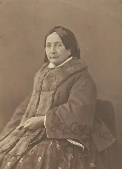 Journalism Prints: Mme Eugenie Niboyet, 1860-1861. Creator: Nadar