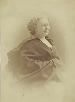 Felix Prints: Mme De la Fizehere, 1855-1859. Creator: Nadar