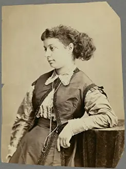 Mme Lina Sand nee Calamatta, 1861-1869. Creator: Nadar