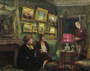 Mme Louise Gillou chez elle (L Accord parfait), 1932-1933