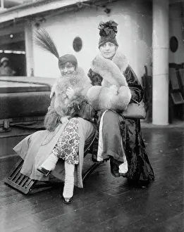 Coats Prints: Mme. Valentine Kachouba, Alexandra Wassilewska, 1916. Creator: Bain News Service