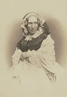 Mme Vernet mere, 1855-1859. Creator: Nadar