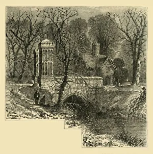 The Moat, Fulham Palace, (c1878). Creator: Unknown