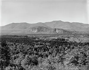 Moat Mountain and ledge from Mt. Surprise, North Conway and Intervale, White... c1890-1901. Creator: Unknown