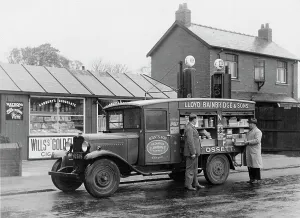 Truck Prints: Mobile confectionery shop, a 1932 Bedford 30cwt WS lorry, (c1932?)