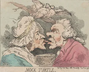 Rowlandson Prints: Mock Turtle, January 24, 1785. January 24, 1785. Creator: Thomas Rowlandson