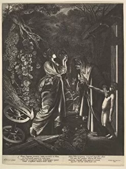 The Mocking of Ceres, 1646. Creator: Wenceslaus Hollar