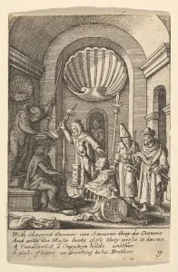 Capuchin Prints: The mocking of Christ, 1625-77. Creator: Wenceslaus Hollar