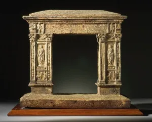 Model of the Arch of the Argentarii, between c.1792 and c.1795. Creator: Carl May