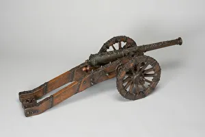 Firearms Prints: Model Artillery with Field Carriage, France, 1580 / 1600. Creator