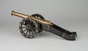 Firearms Collection: Model of a Bronze Field Cannon, Central Europe, 1775 / 1800. Creator: Unknown