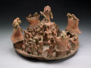 Model Depicting a Ritual Center, A. D. 100 / 800. Creator: Unknown