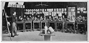 Model drawing at a Higher Grade school, London, c1900 (1901)