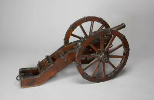 Field Cannon Prints: Model Field Cannon with Carriage, Austria, 1644. Creator: Unknown