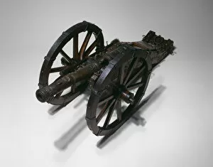 Arms Collection: Model Field Cannon (Serpentine), Vienna, 1595. Creator: Hans Reischperger