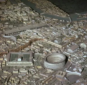 Model of Imperial-period Rome, 2nd century