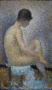 Model in profile, 1887