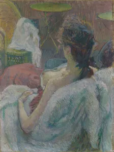Lautrec Prints: The Model Resting, 1889. Creator: Henri de Toulouse-Lautrec