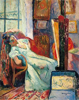 Model Resting, 1905. Artist: Manguin, Henri Charles (1874-1949) Model Resting, 1905. Artist: Manguin, Henri Charles (1874-1949)