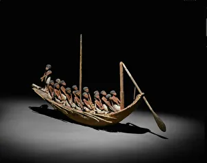 Model of a River Boat, Egypt, Middle Kingdom, Dynasty 11-12 (about 2046-1794 BCE) Model of a River Boat, Egypt, Middle Kingdom, Dynasty 11-12 (about 2046-1794 BCE)