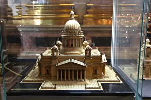 August Ricard De Montferrand Collection: Model of St Isaacs Cathedral, St Petersburg, Russia, 2011. Artist: Sheldon Marshall