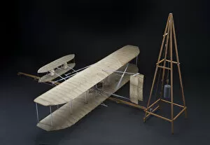 Model, Static, 1905 Wright Flyer, 1953. Creator: Joseph D. Fallo