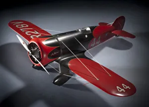 Aeroplane Gallery: Model, Static, Wedell-Williams #44, 1978. Creator: John S. Alcorn