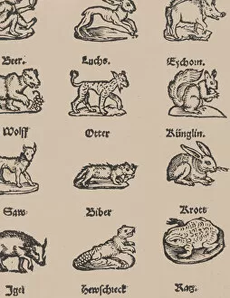 Modelbuch aller Art Nehens vn Stickens (Page 14r), 1535. Creator: Christian Egenolff