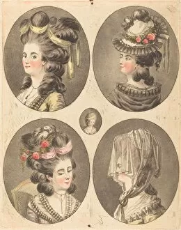 Ois Janinet Gallery: Modeles de coiffures. Creator: Jean Francois Janinet