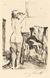 Modellstudie (Study of a Model), 1916. Creator: Lovis Corinth