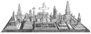 Models Prints: Models in Inkerman Stone of Monuments in the Crimea and at Scutari