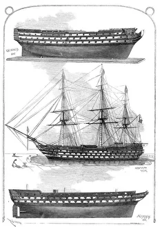 Edwin Weedon Prints: Models of ships in the Naval Gallery at the South Kensington Museum, 1865. Creator: Smyth