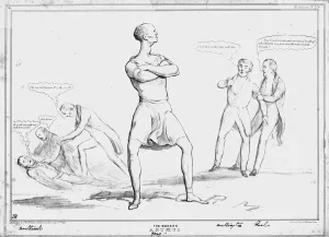 Ducote Collection: The Modern Antaeus, 1833. Creator: John Doyle