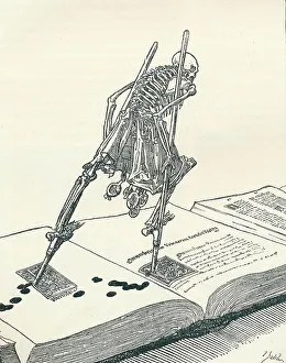 Stilts Prints: The Modern Dance of Death, c1895. Artist: Joseph Kaspar Sattler