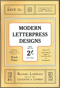 Modern Letterpress Designs - Prize Design, 1909. Creator: Unknown