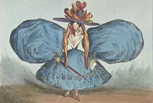 Corset Gallery: Modern Oddities by P. Pry Esq. Plate 1st: The Sleeves Curiously Cut, Ay There s