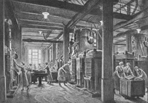 Crushing Prints: A Modern Oil Seed Crushing Plant, c1918, (1918). Artist: Gunning King
