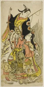 Tori Kiyomasu Ii Prints: A Modern Version of Urashima Taro, 1730s. Creator: Torii Kiyomasu