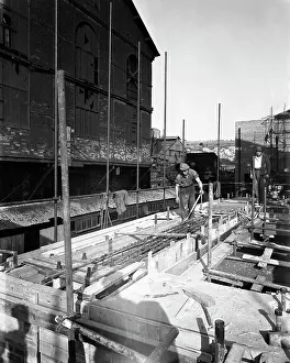 Modernisation of the South Yorkshire coalfields, Cadeby Colliery, near Doncaster, 1955