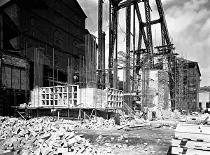 Work In Progress Prints: Modernisation of the South Yorkshire coalfields, Cadeby Colliery, near Doncaster, 1955
