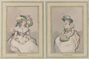 Prudish Prints: Modish and Prudish, December 1, 1791. December 1, 1791. Creator: Thomas Rowlandson