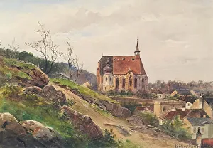 Watercolor On Paper Prints: From Mödling, 1897. Creator: Vincenz Havlicek